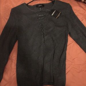 Grey Forever 21 top. Size 1x